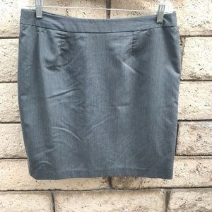 Gray business short skirt